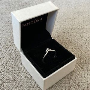 Pandora Tiara Wishbone Ring